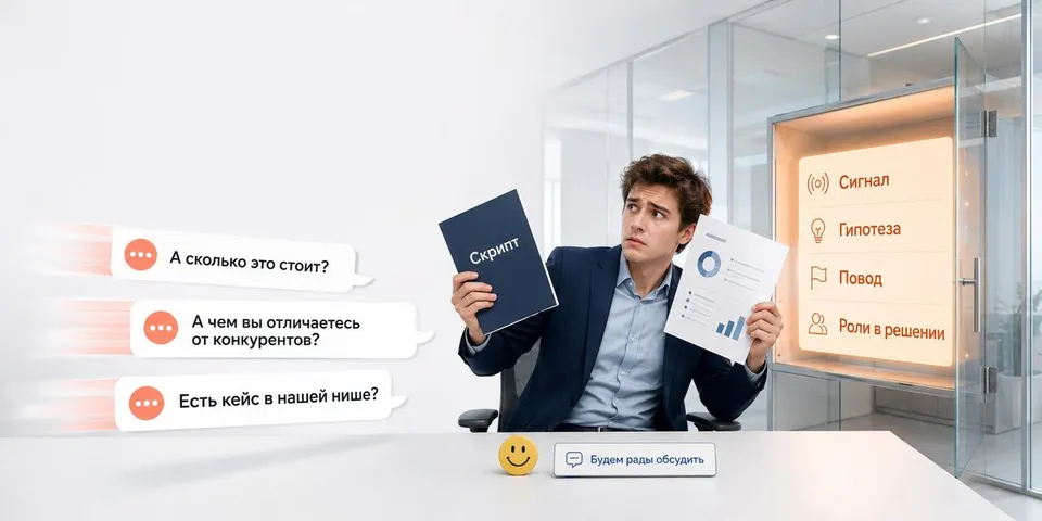 Скрипт заканчивается там, где начинается продажа: что нужно менеджеру в холодном B2B